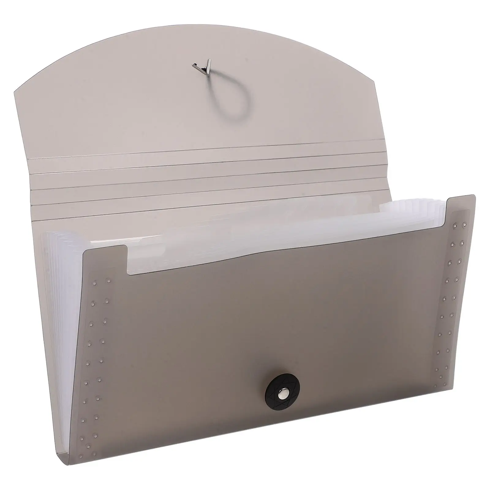 

13 Pockets Plastic Accordion File Organizer Compact Document Holder 26 3X14X5 cm PP Bills Envelope Folder Receipt