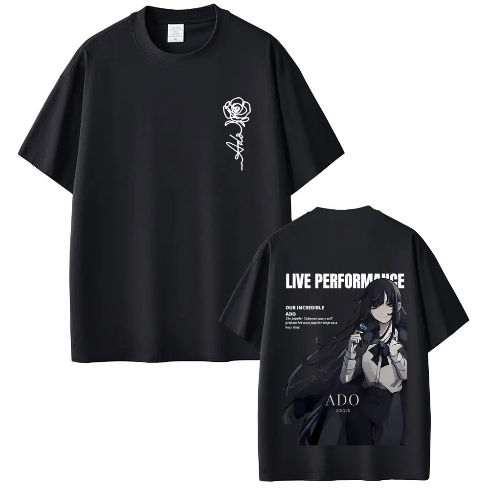 

Ado Our Incredible Live Performance T-shirt Male Vintage Casual Cotton T Shirts Men Women Y2k Fashion Japanese Style Streetwear