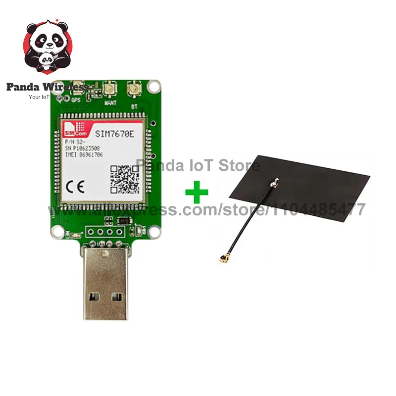 SIM7670E SIM7670E-MNGV SIM7670E-LNGV LTE CAT1 USB دونغل مع GPS 1 قطعة LTE-FDD: B1/B3/B5/B7/B8/B20/B28 LTE CAT1 + شريحة Qualcomm #3