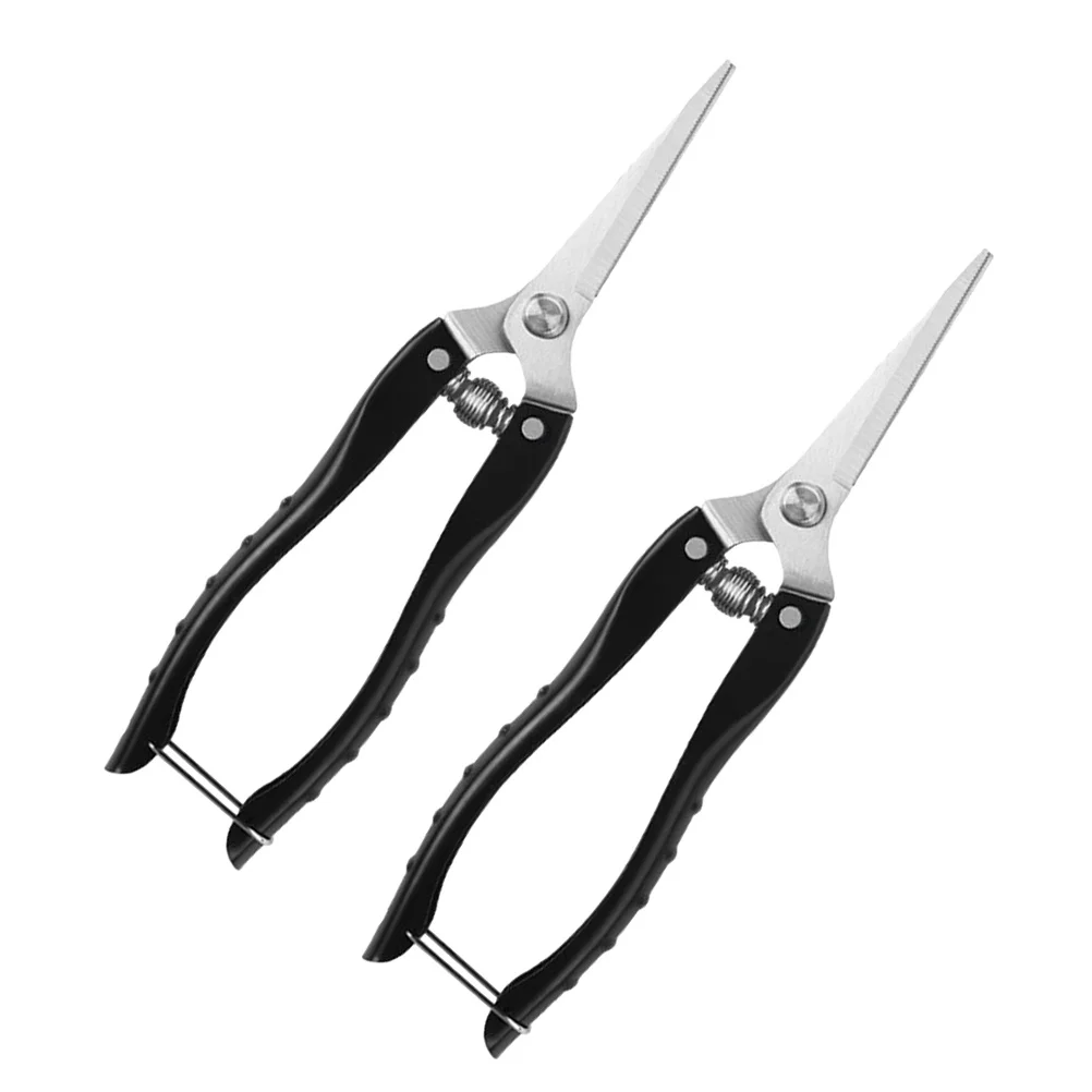 

2Pcs Pruning Shears Garden Shears Heavy Duty Stainless Steel Non-Slip Ergonomic Handle for Branches Flower Stem Cutting