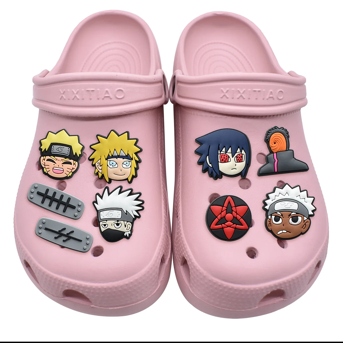 1-38PCS MINISO Japanese anime Shoe Charms Garden Shoe Accessories Buckle Fit Clogs Decaration Sandals Decorate Men Women Gift image 4