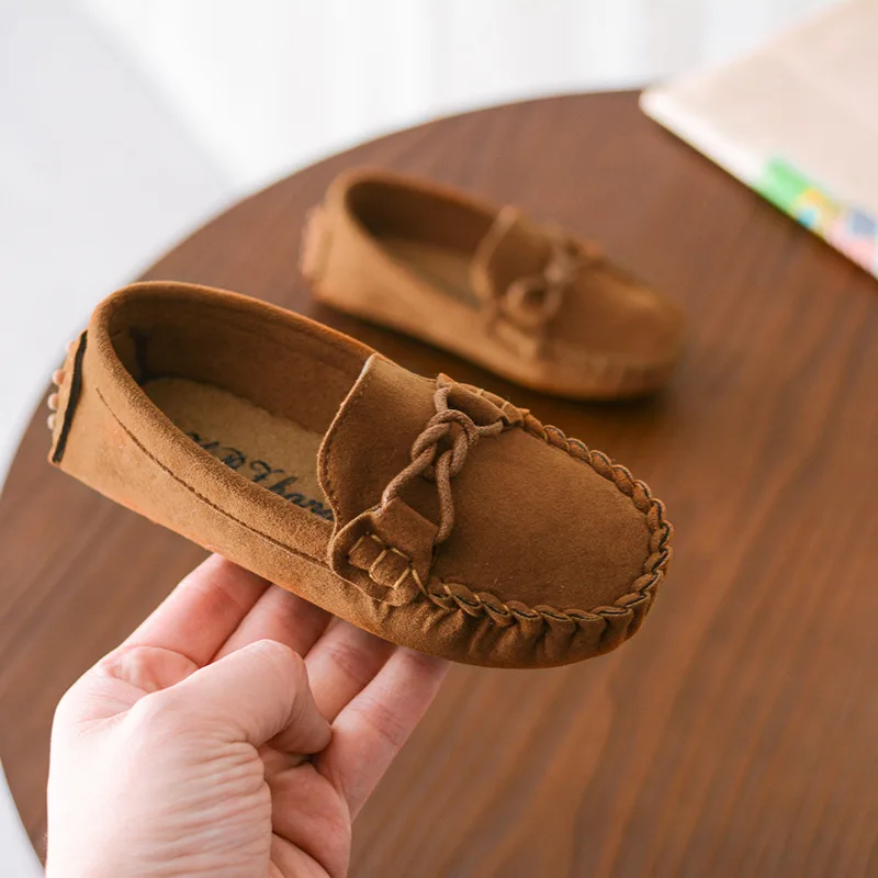 New Toddler Boys Moccasins Soft Kids Loafers Children Casual Shoes Light Breathable Baby Girls Flats Boat Shoes Kids Sneakers