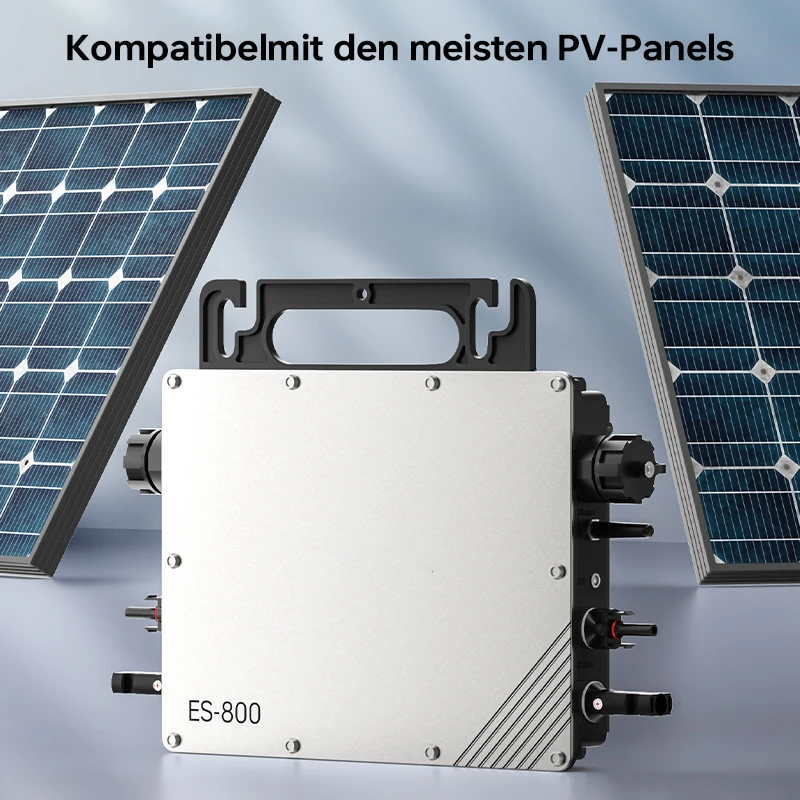 800W Mikro-Wechselrichter Solar Wechselrichter MPPT Mikro-Solar-Netz uzspeise à prova d'água IP67 com WIFI