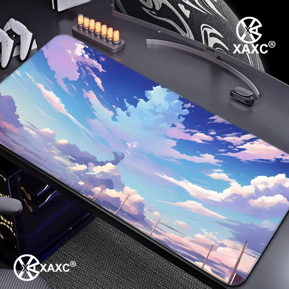 Colorful clouds Mouse Pad large keyboard mouse desk pad non-slip rubber gaming mouse pad laptop mouse carpet