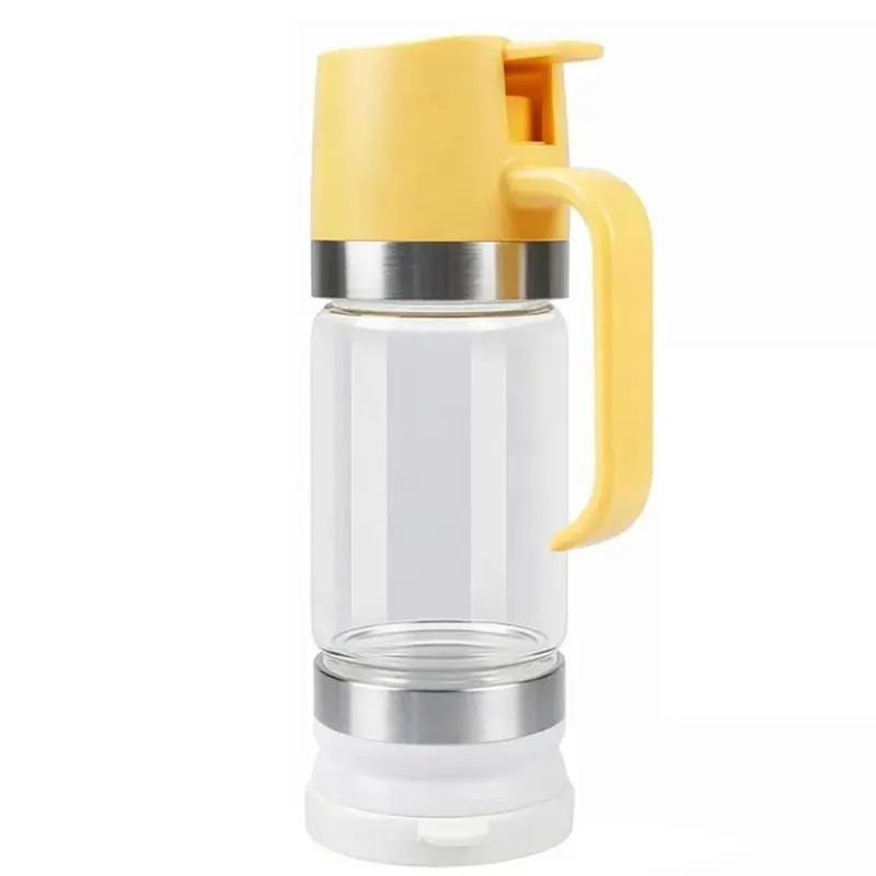 

Диспенсер для кофе, чая, меда и сиропов Pancake, 350 мл, стеклянная банка без капель, с ручкой и подставкой, без разбрызгивания, BEAU