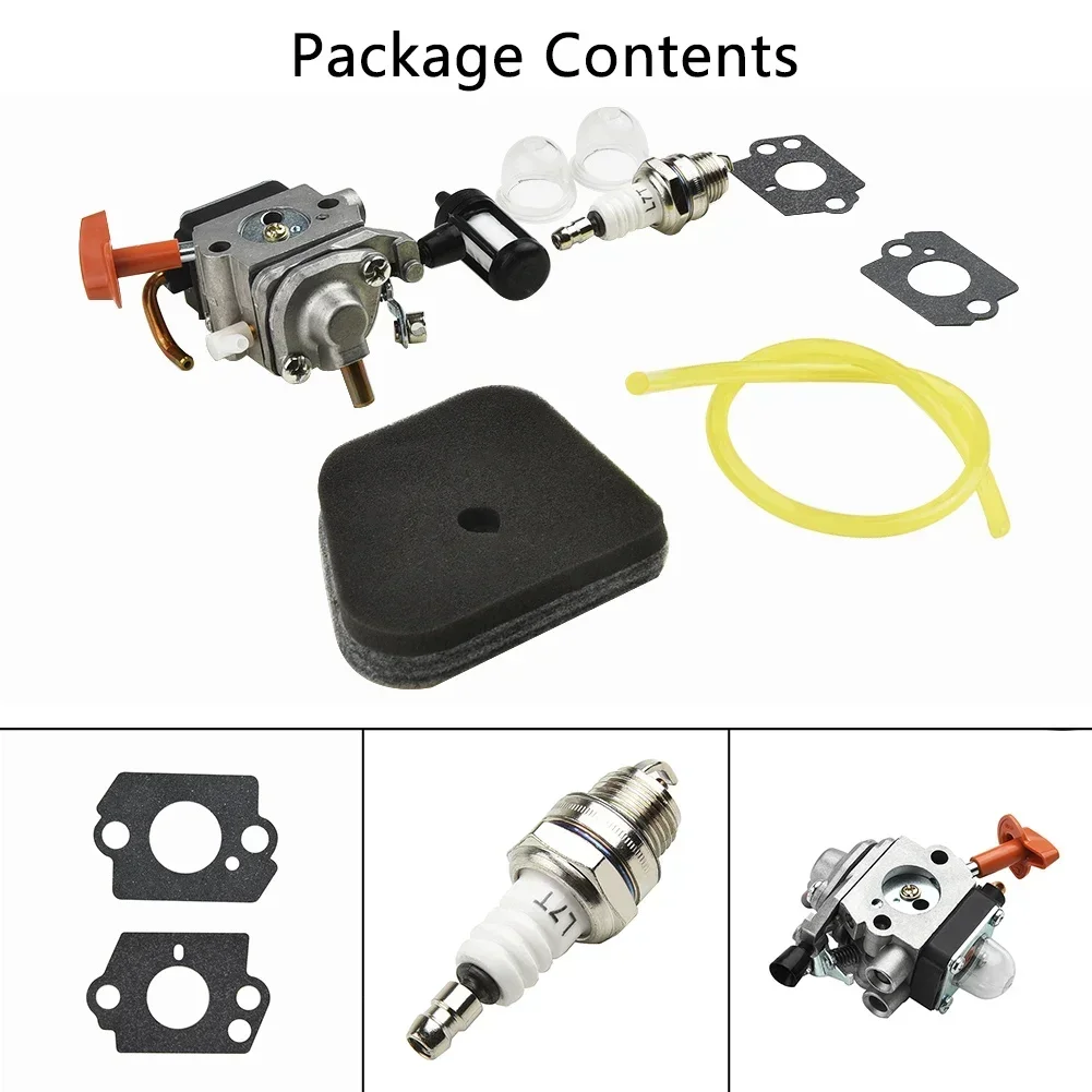 

Carburetor Kit For STIHL FS90 FS110 HT101 FS130 FS100 = KM110R KM130 HL100 HT100 FS130R FS87 FS100R HL90 Carb Trimmer