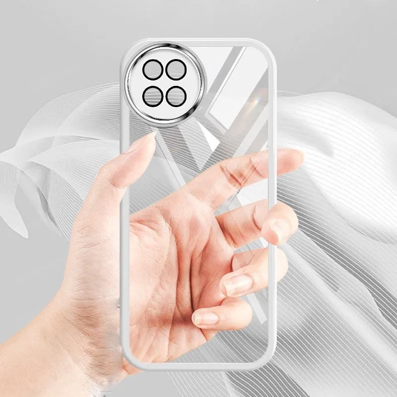 Чехол для телефона Funda Coque для ITEL S23 S665L цветной прозрачный противоударный защитный чехол для объектива камеры Чехол для телефона Funda Coque для ITEL S23 S665L цветной прозрачный противоударный защитный чехол для объектива камеры