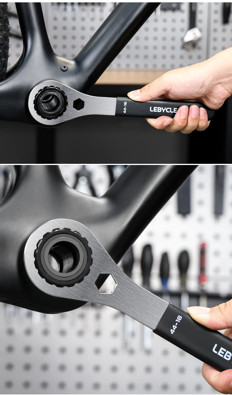LEBYCLE MTB Fahrrad Tretlagerschlüssel Entfernungswerkzeug Rennrad Tretlagerschlüssel Für Bodendurchmesser 39/40,5/44/46/50 MM – Detail 12
