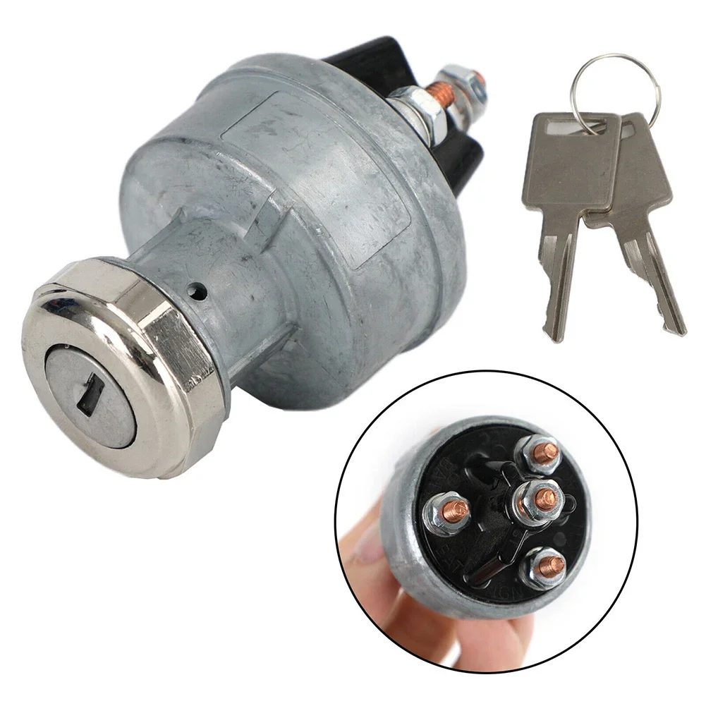 Silver/Black Ignition Switch Part Number 6665606 for Bobcat Loaders 320 453 553 643 743 753 863 Superior Quality