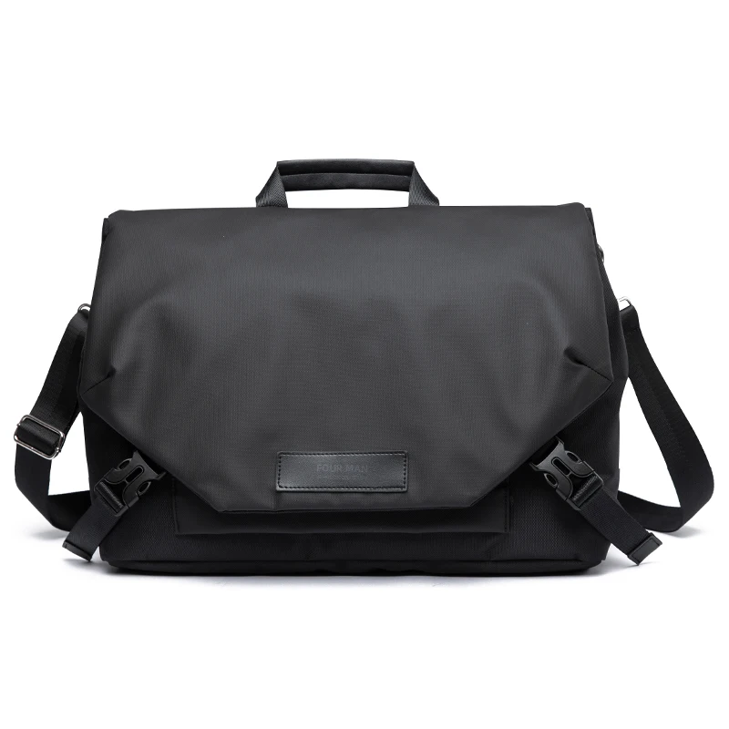 Imagem -02 - Bolsas Impermeáveis para Homens e Mulheres Bolsa Crossbody Bolsas de Ombro para Viagens de Negócios Maleta de Nylon Masculina Moda Minimalista