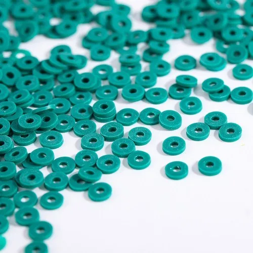 300 Stück 6mm Flache Runde Polymer Clay Perlen Handgefertigte Scheiben Lose Abstandsperlen für Schmuckherstellung DIY Armband Halskette Heishi Perlen – Detail 13