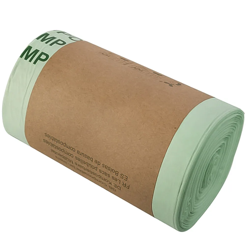 50Pcs Sustainable Corn Starch Pet Garbage Bags Biodegradable Poop Bags for Dog Walking Leak Proof Easy Carry Roll Dispenser