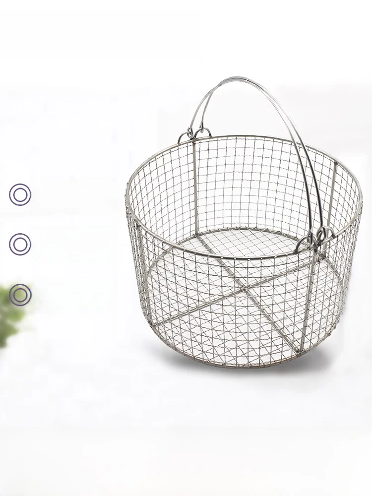 

Корзина для дезинфекции из нержавеющей стали 304. Корзина для дезинфекции. Лабораторная высокотемпературная стерилизация, круглая и квадратная жироварка...