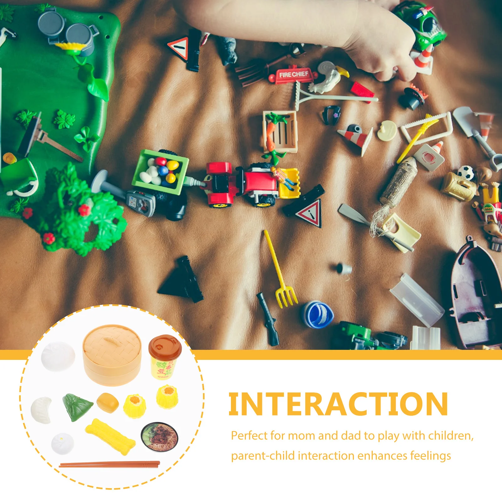 2 ensembles de jouets de cuisson à vapeur, jouets de cuisine pour tout-petits, petits pains cuits à la vapeur, Mini cuisine en plastique pour enfants