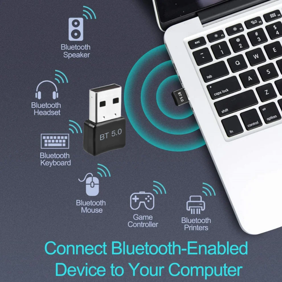 Lcckaa usb adaptador bluetooth 5.0 bluetooth receptor usb bluetooth 5.0 dongle bt 5.0 transmissor adaptador para pc portátil alto-falante