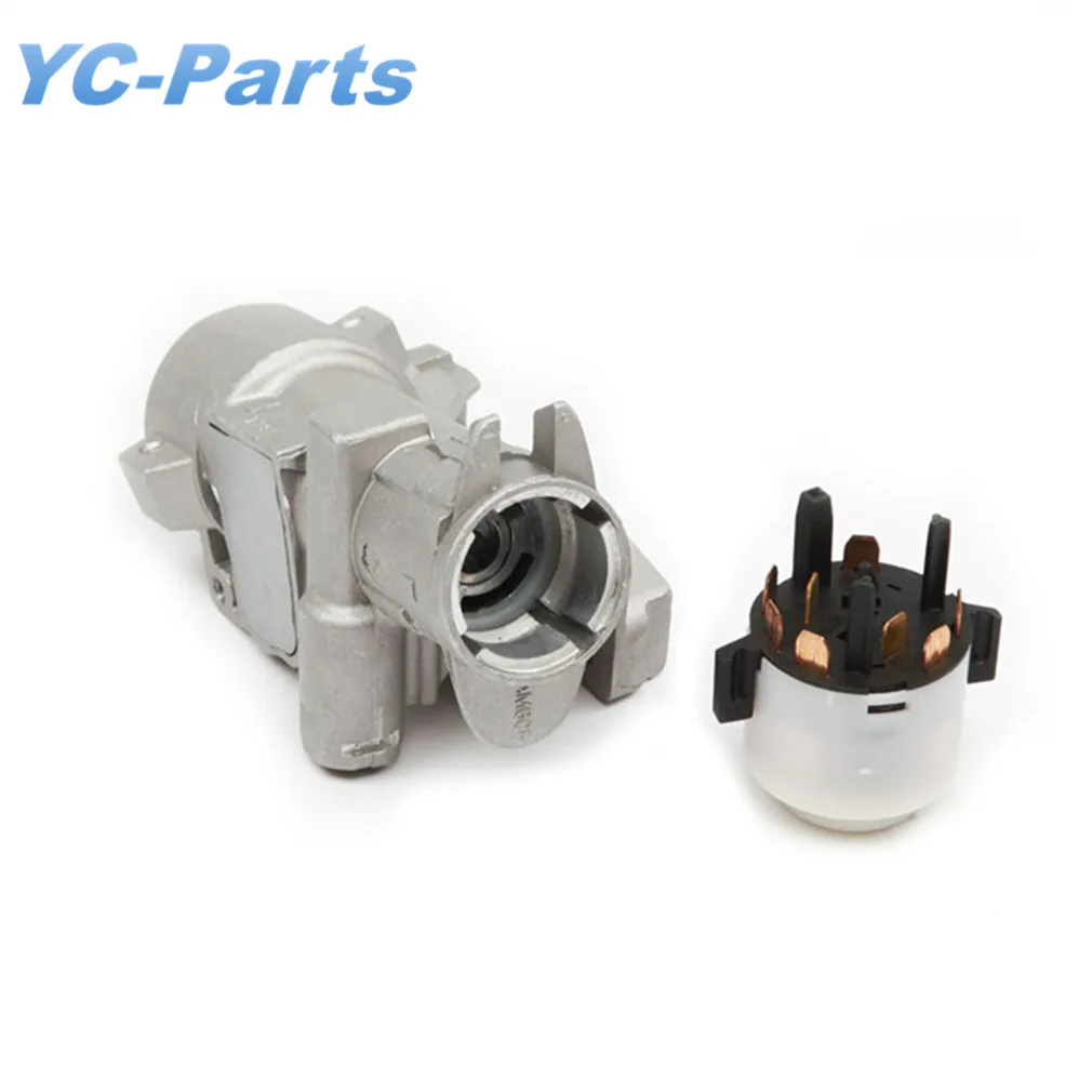 Car Steering Column Aluminum Ignition Switch & Plug Assembly for VW Bora Golf Audi A2 A8 TT Skoda Superb Seat 4B0905851C