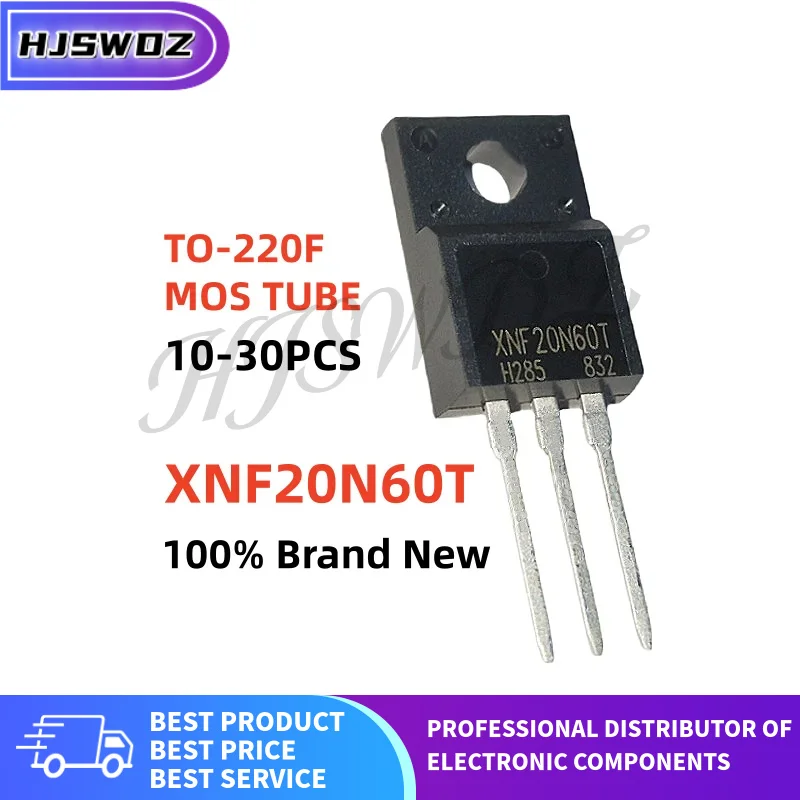 10-20-30PCS New XNF20N60T XNF 20N60T 20N60 MOS Field-effect tube TO-220F