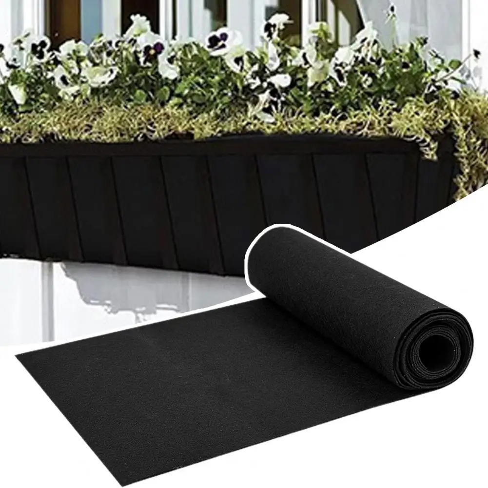 Moisture-locking Flowerpot Liner Fabric Plant Liner Tear-resistant Planter Liner Felt Roll for Diy Hanging Flower Baskets