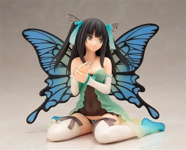 14cm Leaves Tony Fairy Butterfly Daisy With Beautiful Flower Sitting Position Anime Action Figures Collectible Model Doll Toys