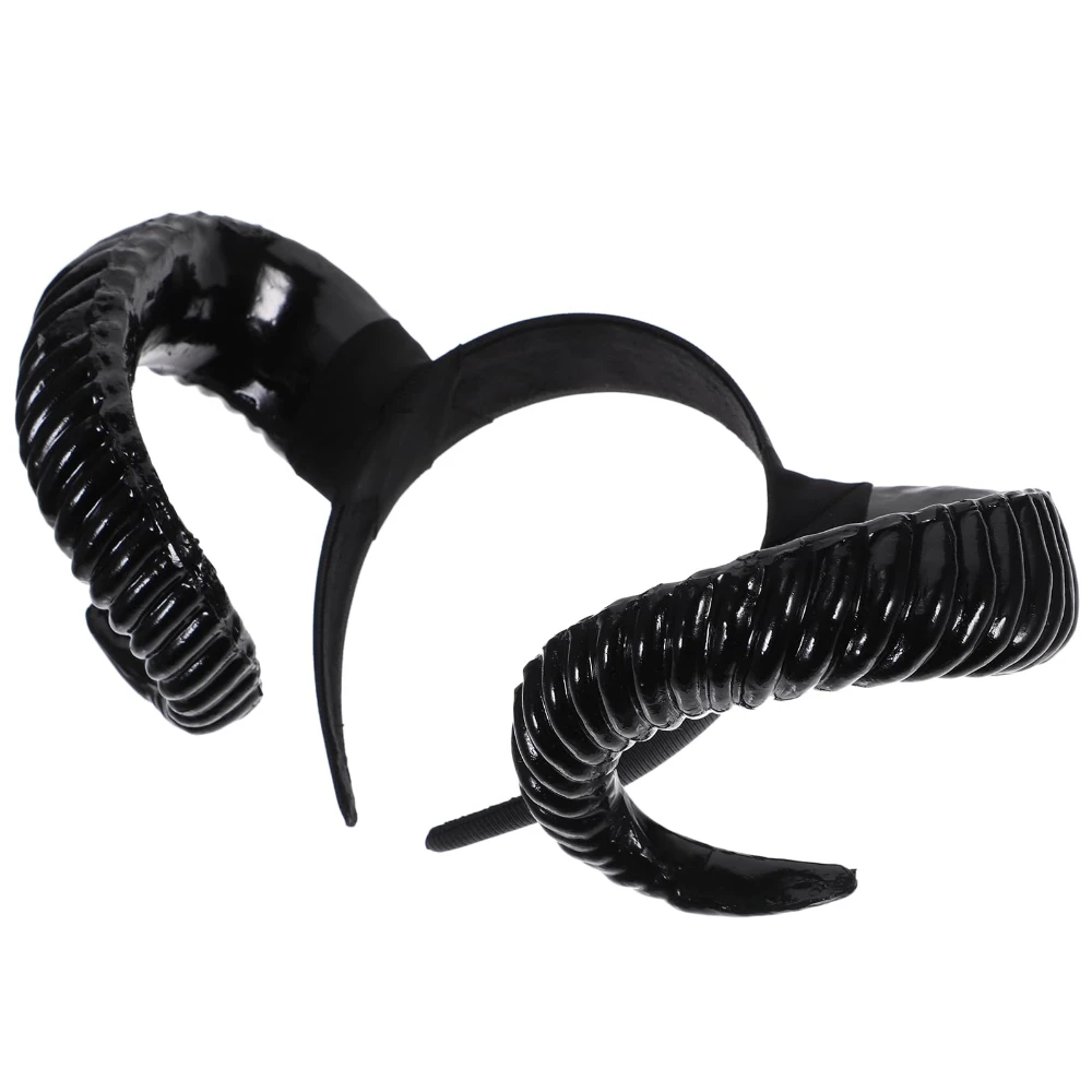 Serre-Tête Cornes de Bélier – Accessoire Démon – photo 6