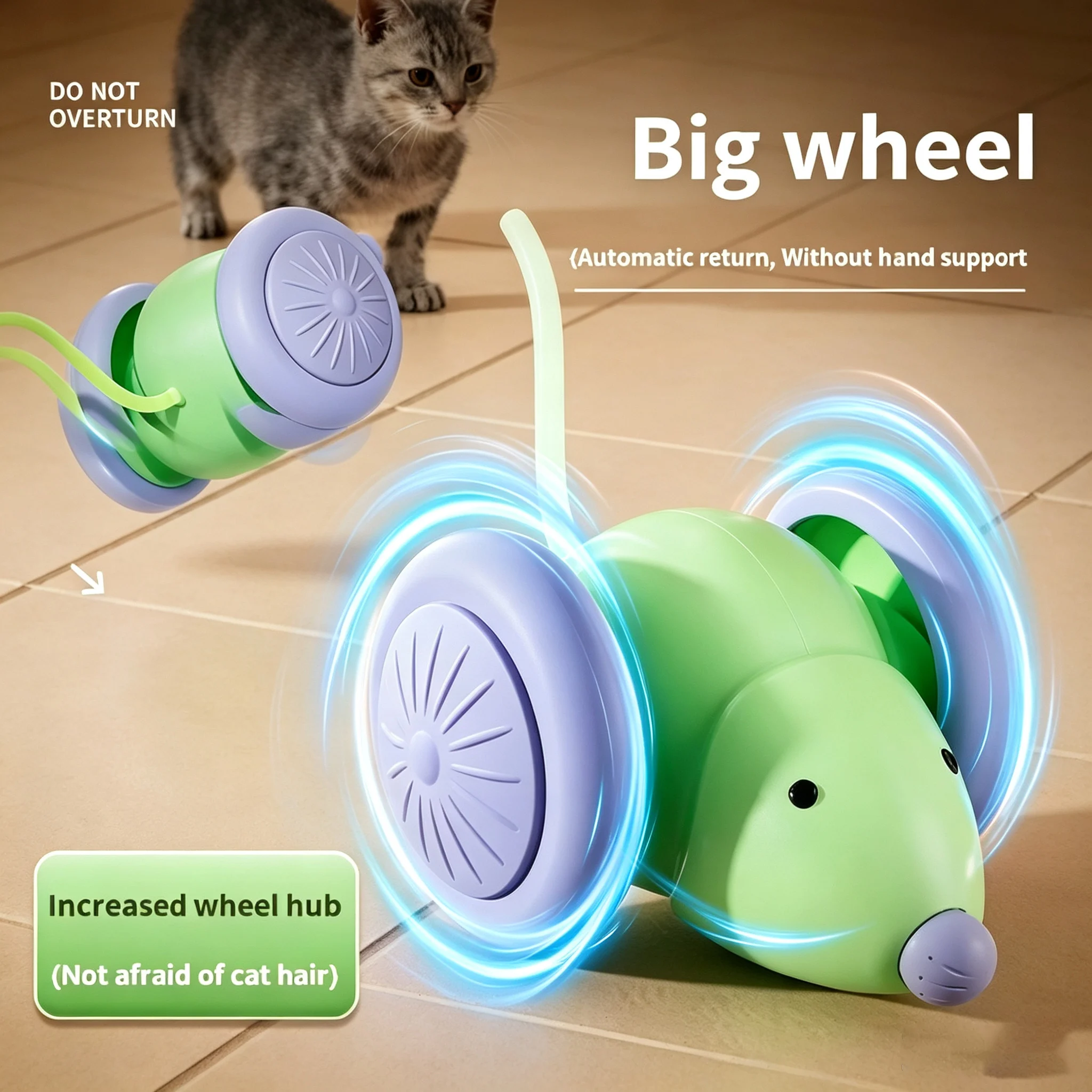 Rechargeable Electric Mouse Cat Toy 4 Rechargeable Electric Mouse Cat Toy