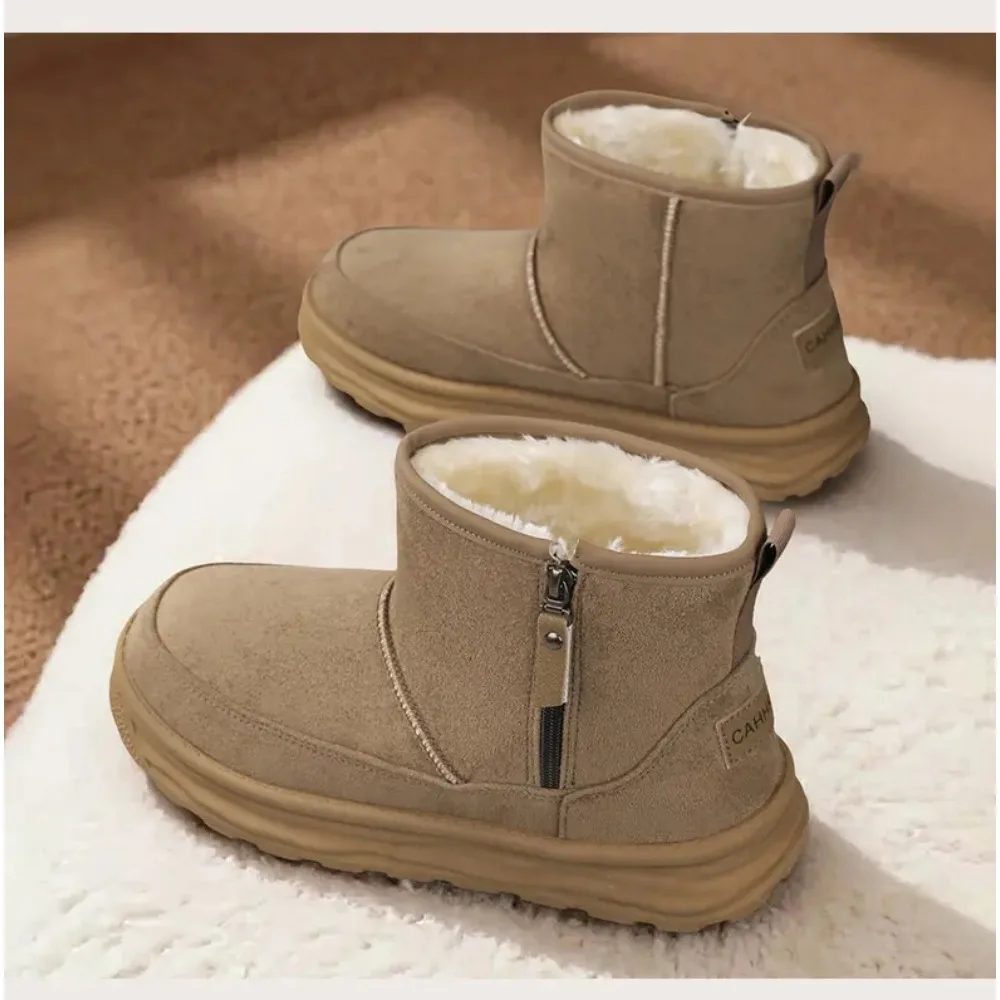 2025 أحذية رجالي أحذية الثلوج عرض الرجال دراجة نارية التمهيد أحذية الشتاء الرجال أحذية عمل السلامة رجل عسكري الأحذية التكتيكية الكاحل عالية