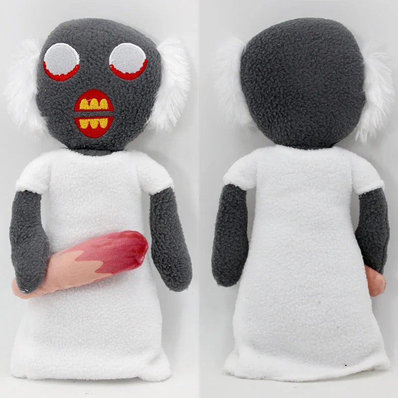 

25cm Roblox Granny Scary Zombie Plush Doll Horror Game Peripheral Soft Stuffed Toy For Kids And Game Fan Collectible Play Figure