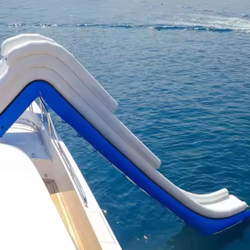 2026 High Quality PVC Inflatable Yacht Slides for Outdoor Home Use-Rock Climbing & Swimming Pool Accesspromote sales