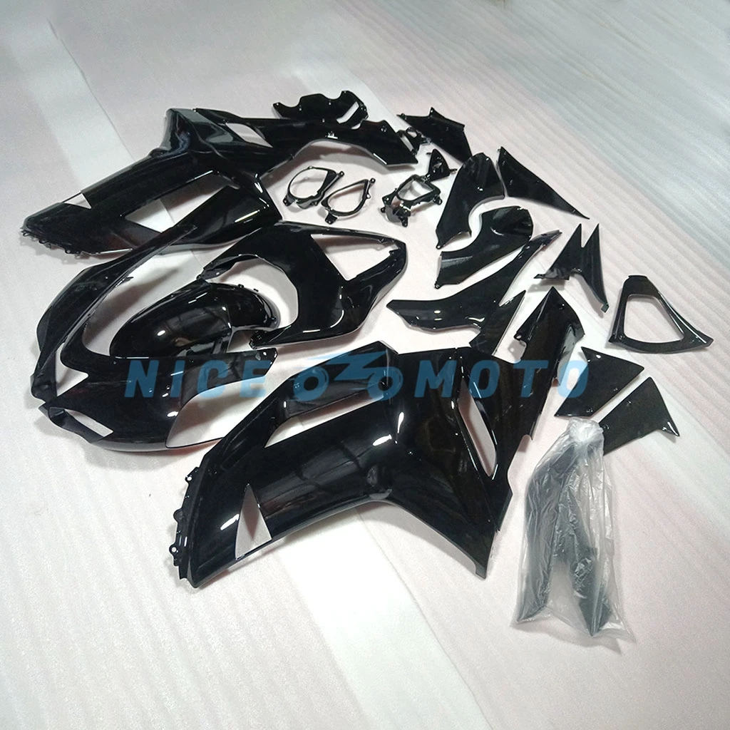 Nieuwe Abs Voor Ninja Zx6r 600 2007 2008 Zx-6r Zx 6r 636 07 08 Kuip Kit Carrosserie Cowl Helder Zwart