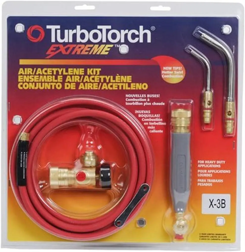 

Thermadyne TurboTorch 0386-0335 X-3B Air Acetylene Torch Outfit