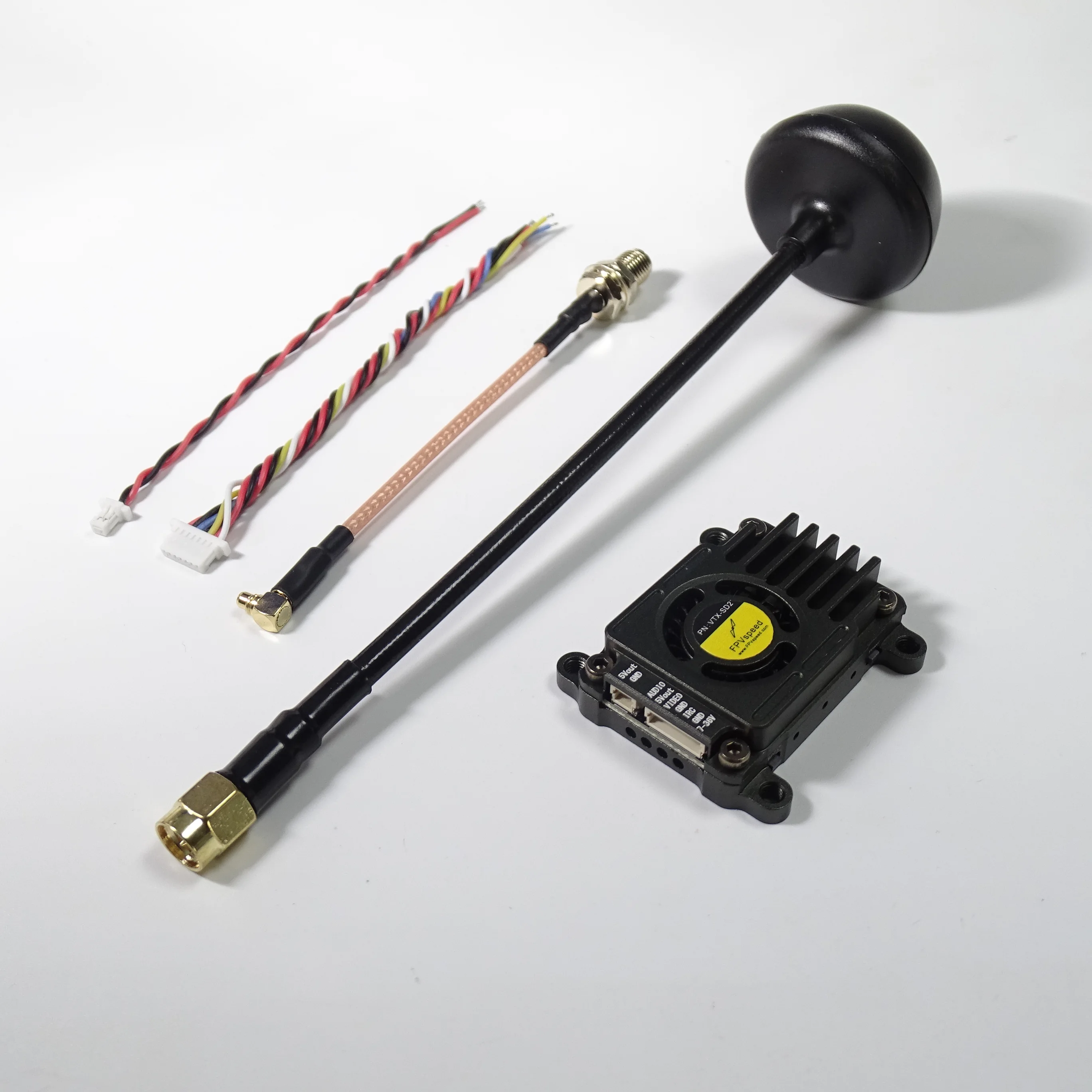 

FPVspeed VTX-SD2 2.5W 5.8G 72CH Transmitter with Fan, Supports Flytower, with M3 Screw Holes