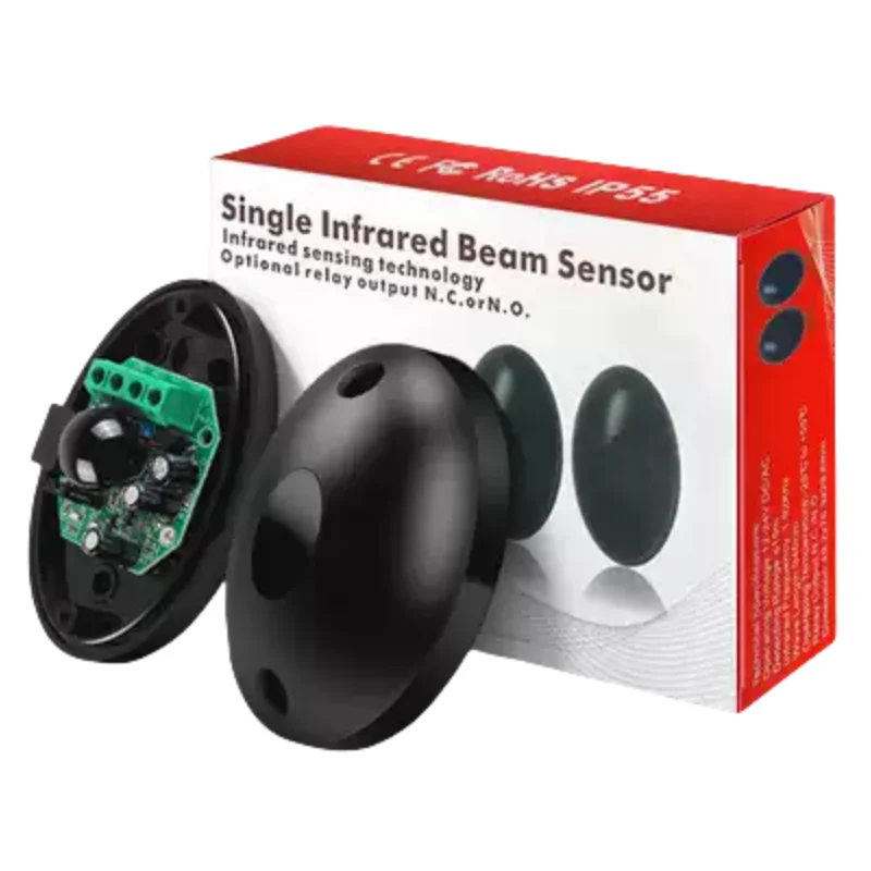 Photocell Sensor 12V/24V for Gate Opener Universal Outdoor Infrared Beam Sensor Sliding Gate Opener Accessory