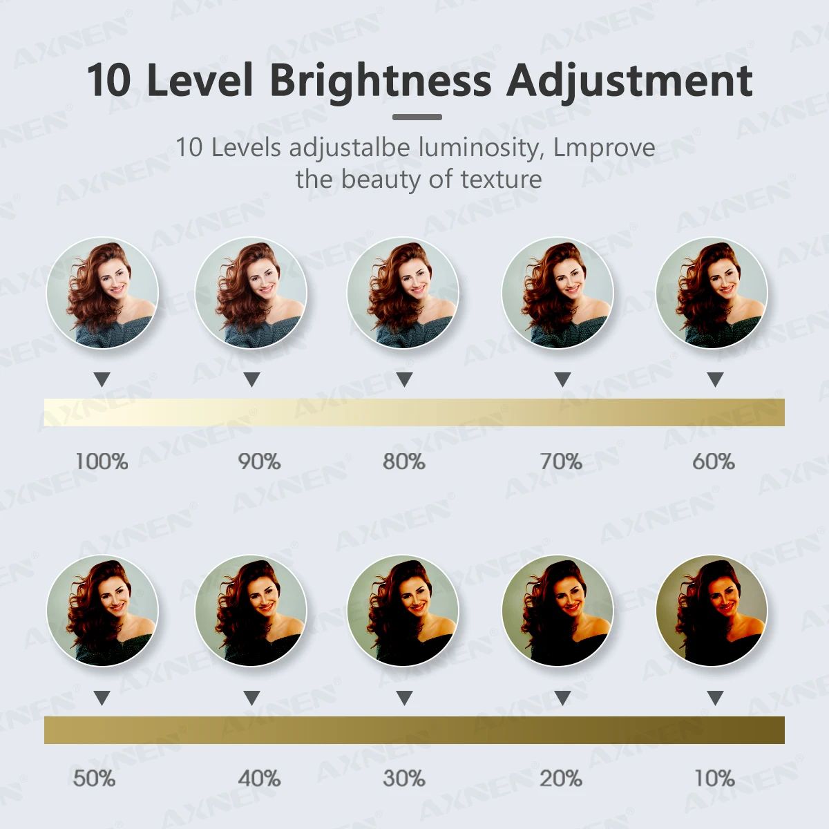 عكس الضوء LED Selfie الدائري الخفيفة ، حامل الهاتف ، ترايبود ملء الضوء ، مصباح التصوير الفوتوغرافي الفيديو ، تدفق Trepied ، 10 "، 26 سنتيمتر