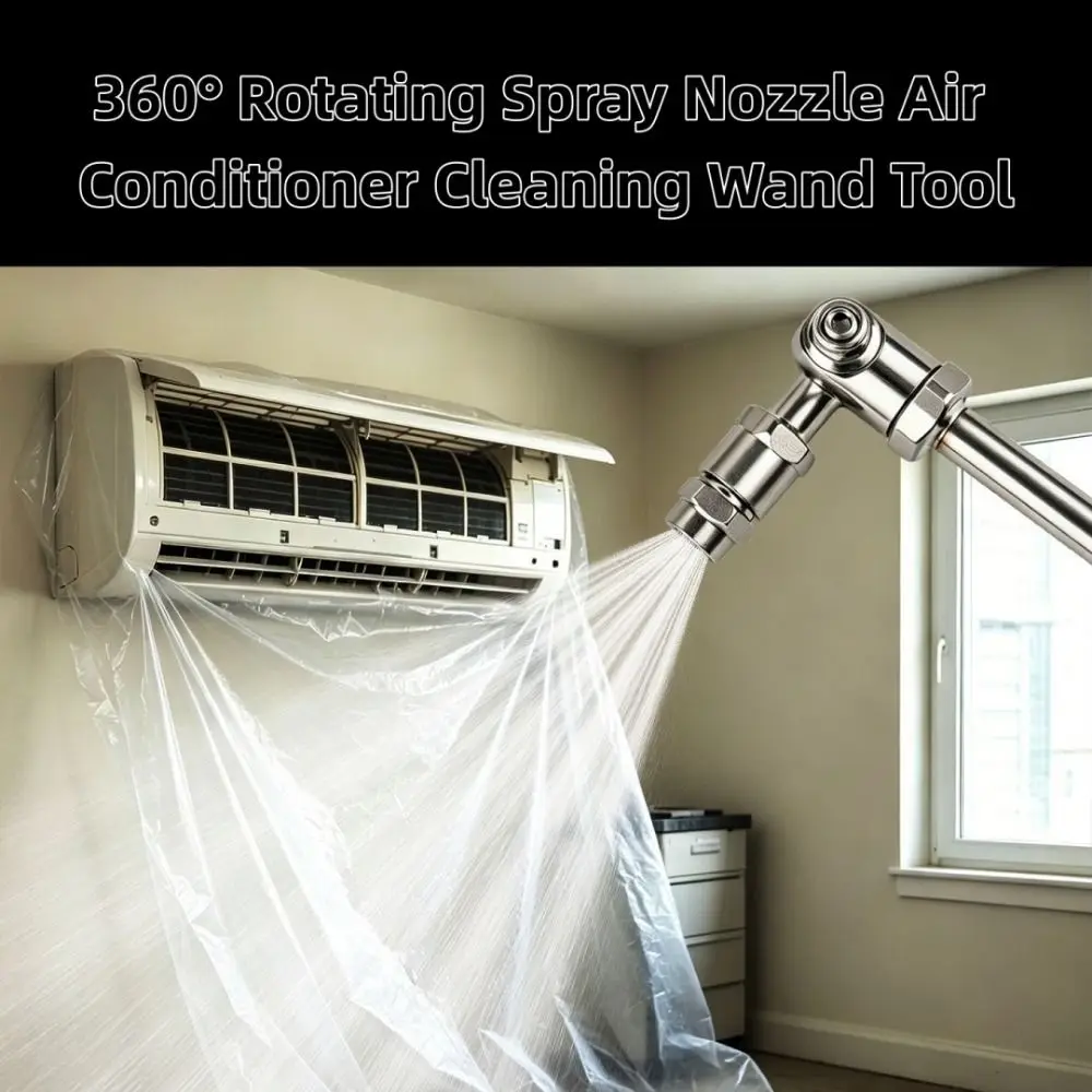 360° Swivel Air Conditioner Cleaning Rod 1/4