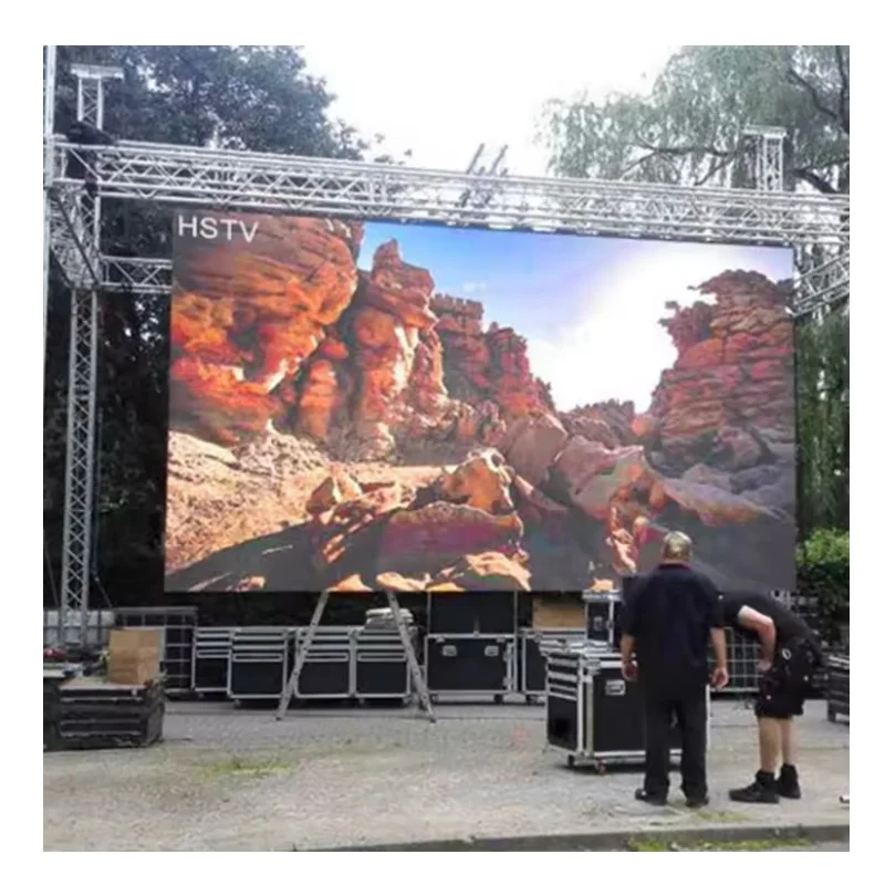 Outdoor Full Color High Refresh High Brightness Portable Die Casting Aluminum Cabinet Stage Concert Advertising Rental LED Video