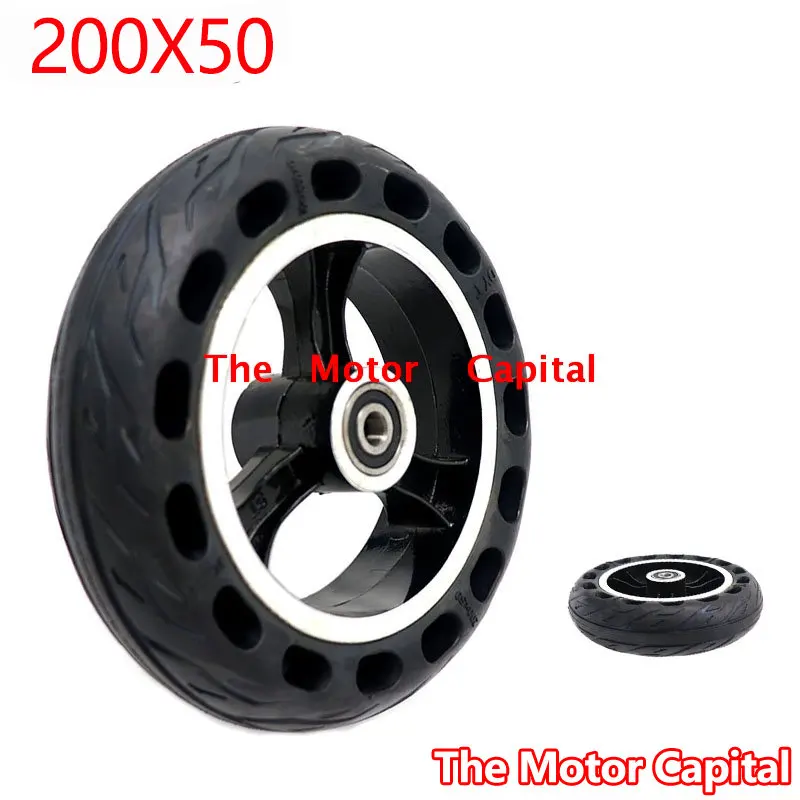 

8 Inch Wheel Scooter Solid Tyres 200x50 Electric Hub Non-pneumatic Tire for 200*50