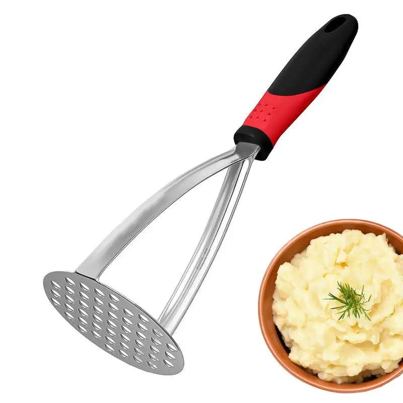 1pcs Pressed Potato Masher Rice Puree Juice Maker Potato Pusher Smooth Mashed Potatoes Crusher Fruit Tools Kicthen Accessories