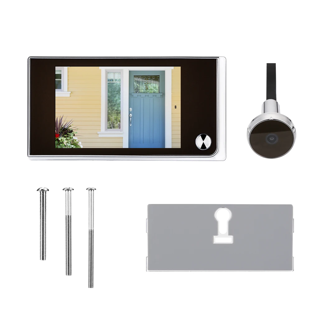 3.5 inch Camera Peephole Doorbell 120° LCD 2 Million HD Pixels Wireless doorbell Outdoor Monitor