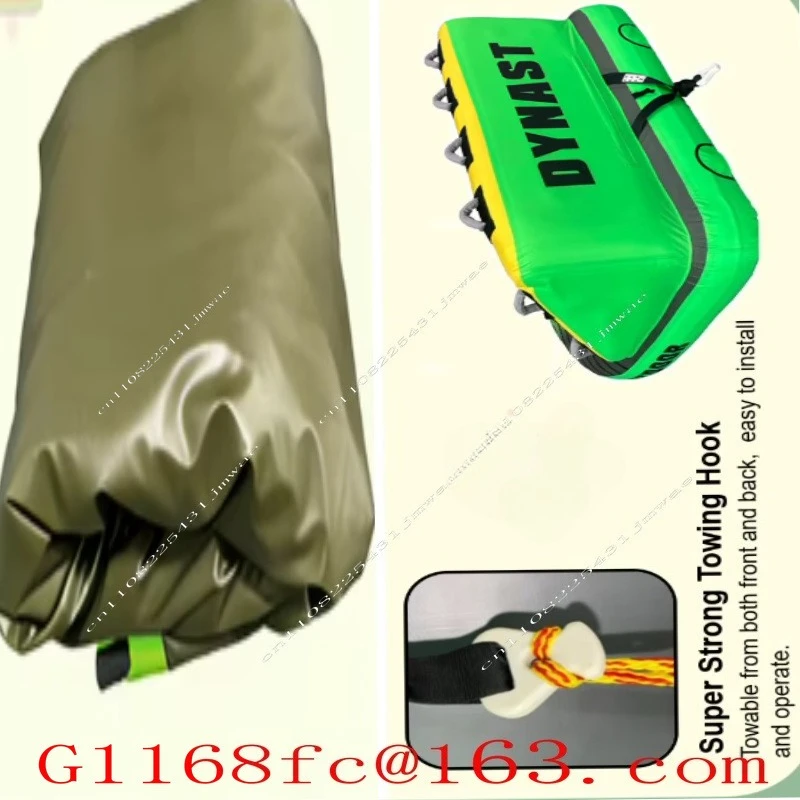 1-8 People Inflatable Towing Boat, Sea Surfing Pool Party, All-around Athlete