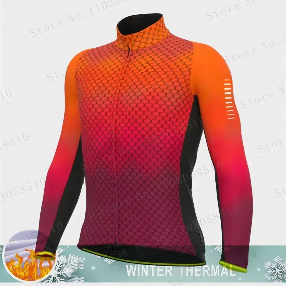 

NEW Winter Cycling Jacket Outdoor Warm Coat MTB Road Bike Jersey Long Sleeve Weatherproof Windbreaker Fleece Cycling Jacket