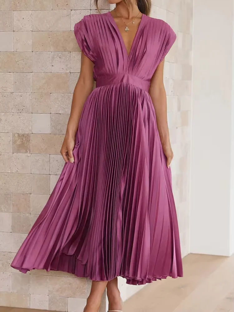 Novo verão feminino sólido manga curta vestido de festa sem alças sem costas retalhos vestido das senhoras loungewear vestido simples dropshipping