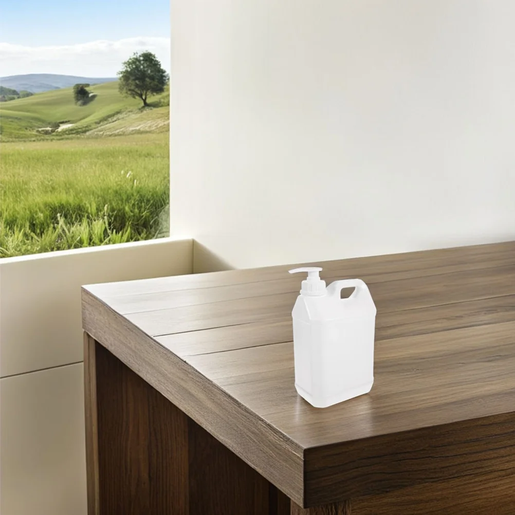 Garrafas dispensadoras de bomba recarregáveis, 2 peças, para gel de banho, loção, sabonete para as mãos, recipientes de plástico, armazenamento de viagem à prova de vazamento