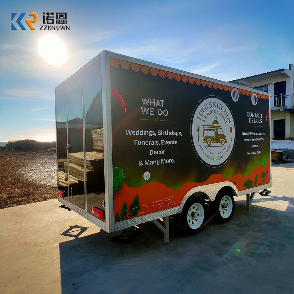 

Mobile Hot Dog Cart Coffee Shop Bar Icecream Truck Food Truck Trailer Fully Equipped Restaurant