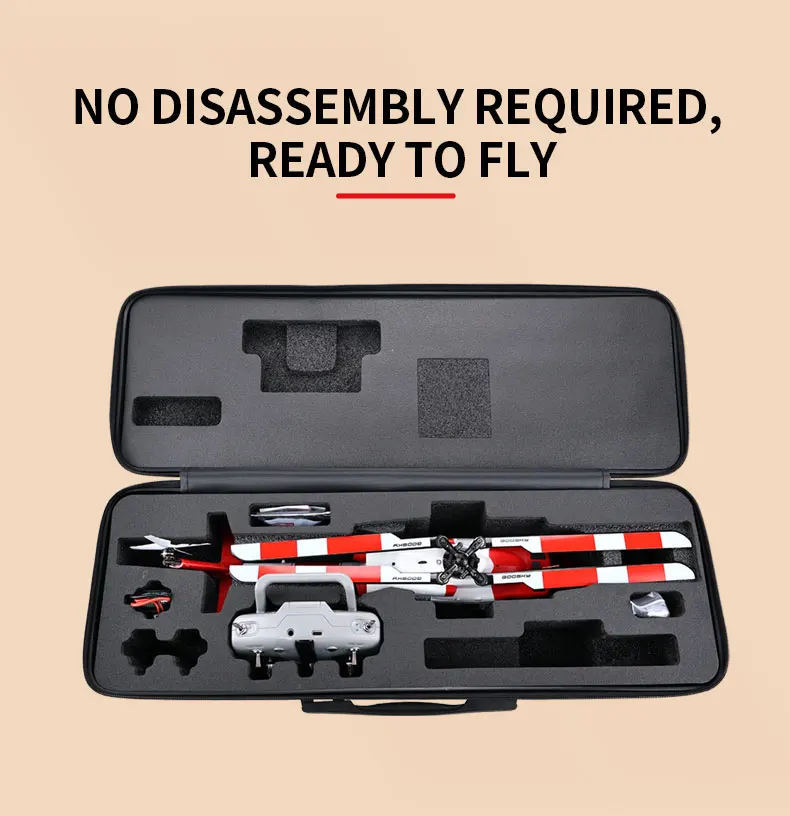 GOOSKY E2 UH-1Y RC ヘリコプター スペアパーツ フィールド ケース 耐衝撃性 ABS ポータブル キャリー ケース GT050070