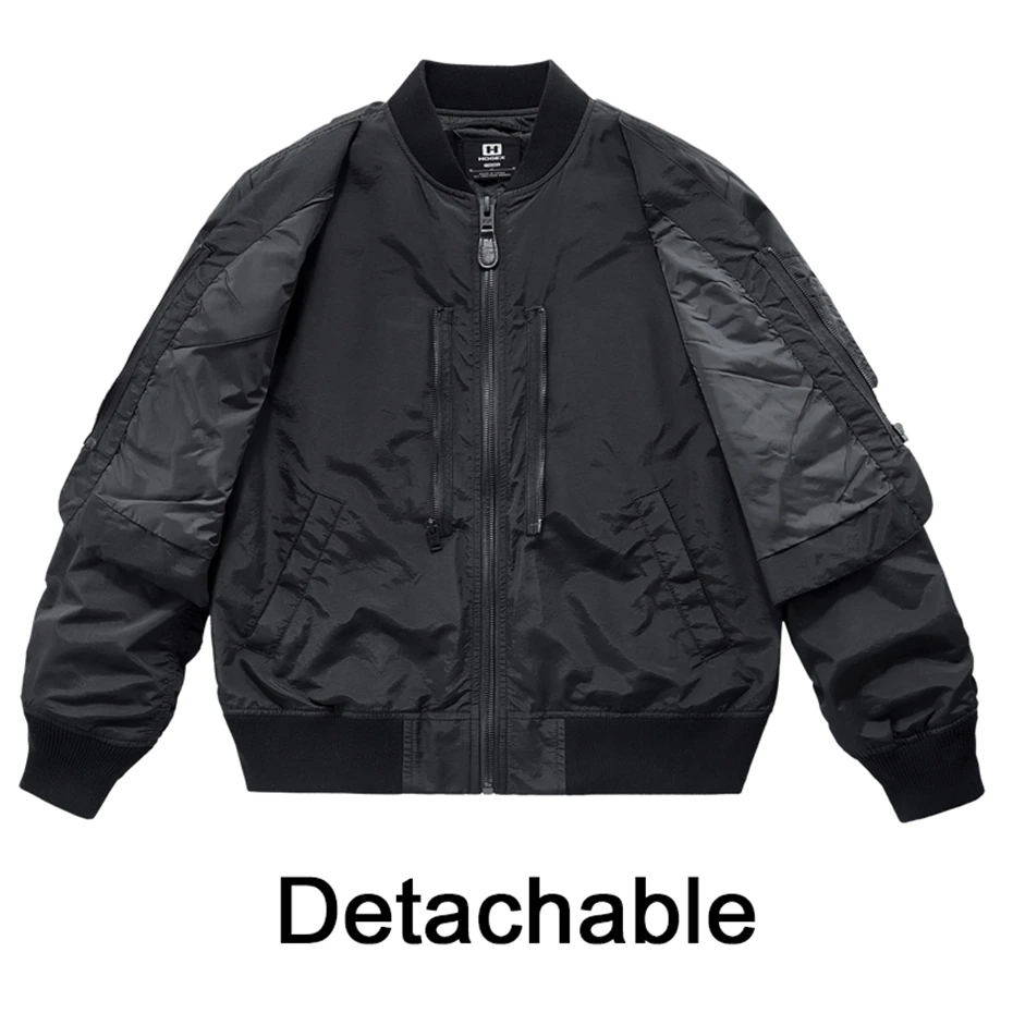 Cargo Jackets Coats Military Bomber Jacket Men Streetwear Baseball Jacket Green Outdoor Outerwear Windbreaker Big Size 4XL