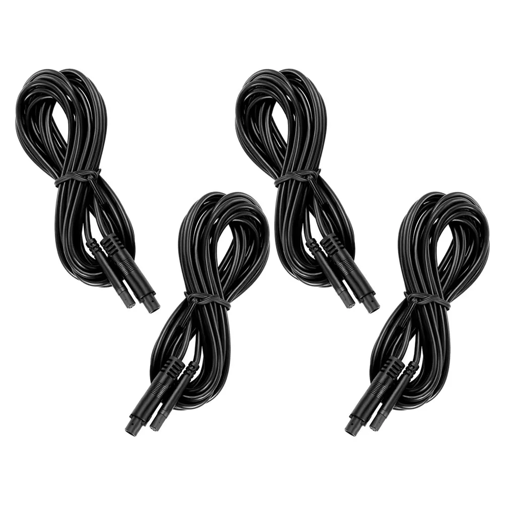 

4 Pcs Interface Extension Cable Rearview Backup Camera Video Cables Automotive Vehicle Supply Connector Pin