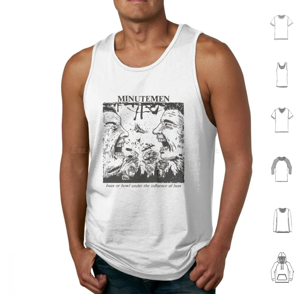 Minutemen Tank Tops Vest Sleeveless Minutemen Buzz Howl Music Album Record Vinyl Band Artist