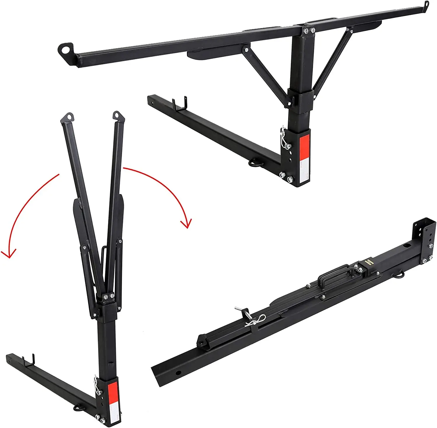 Foldable Vehicle Hitch Extender Extension Rack Canoe Boat Kayak Lumber for Car with Hitch Receiver