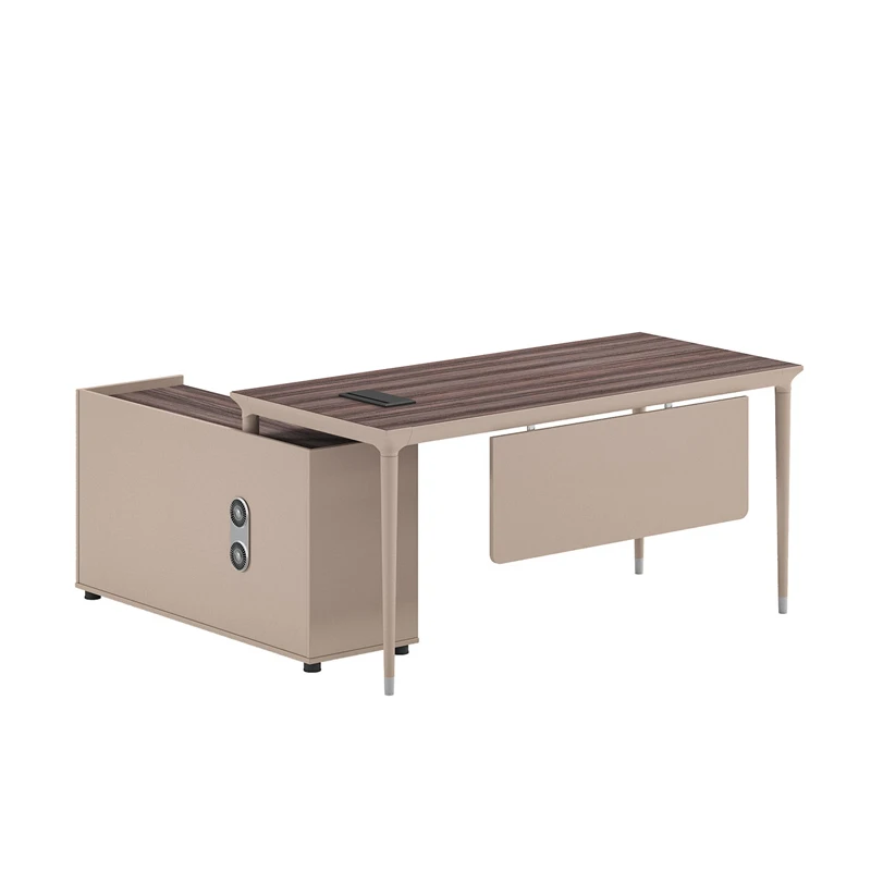 

New Designed Office Furniture Panel L-shaped Manager Business Executive Desk
