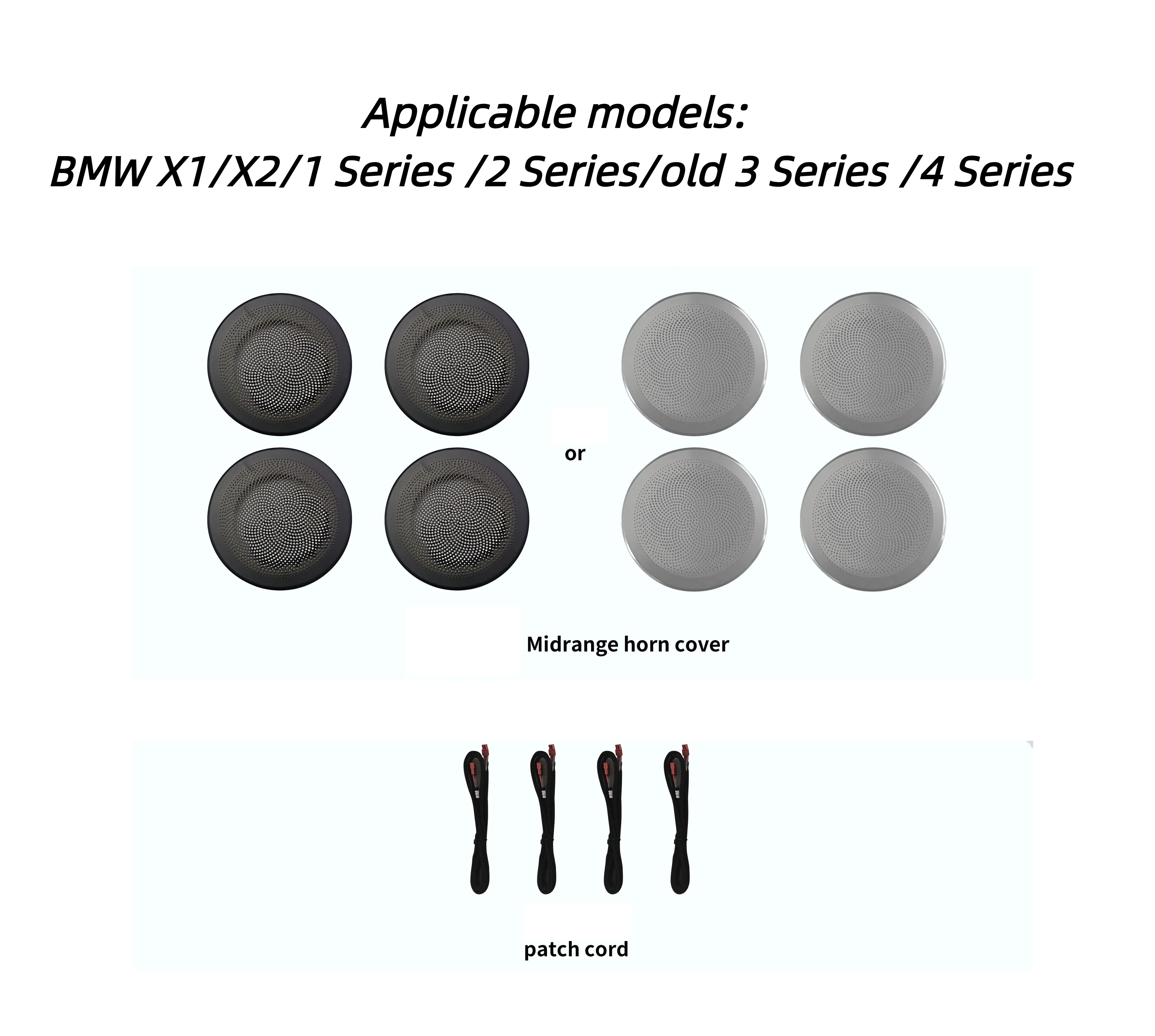 Universal Car Interior Midrange Horn Cover A Pillar Tweeter Decoration Parts Old Series Vehicle Modified Accessories view 5